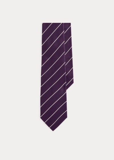 Men's Ralph Lauren Striped Silk Satin Ties | 160548NCV